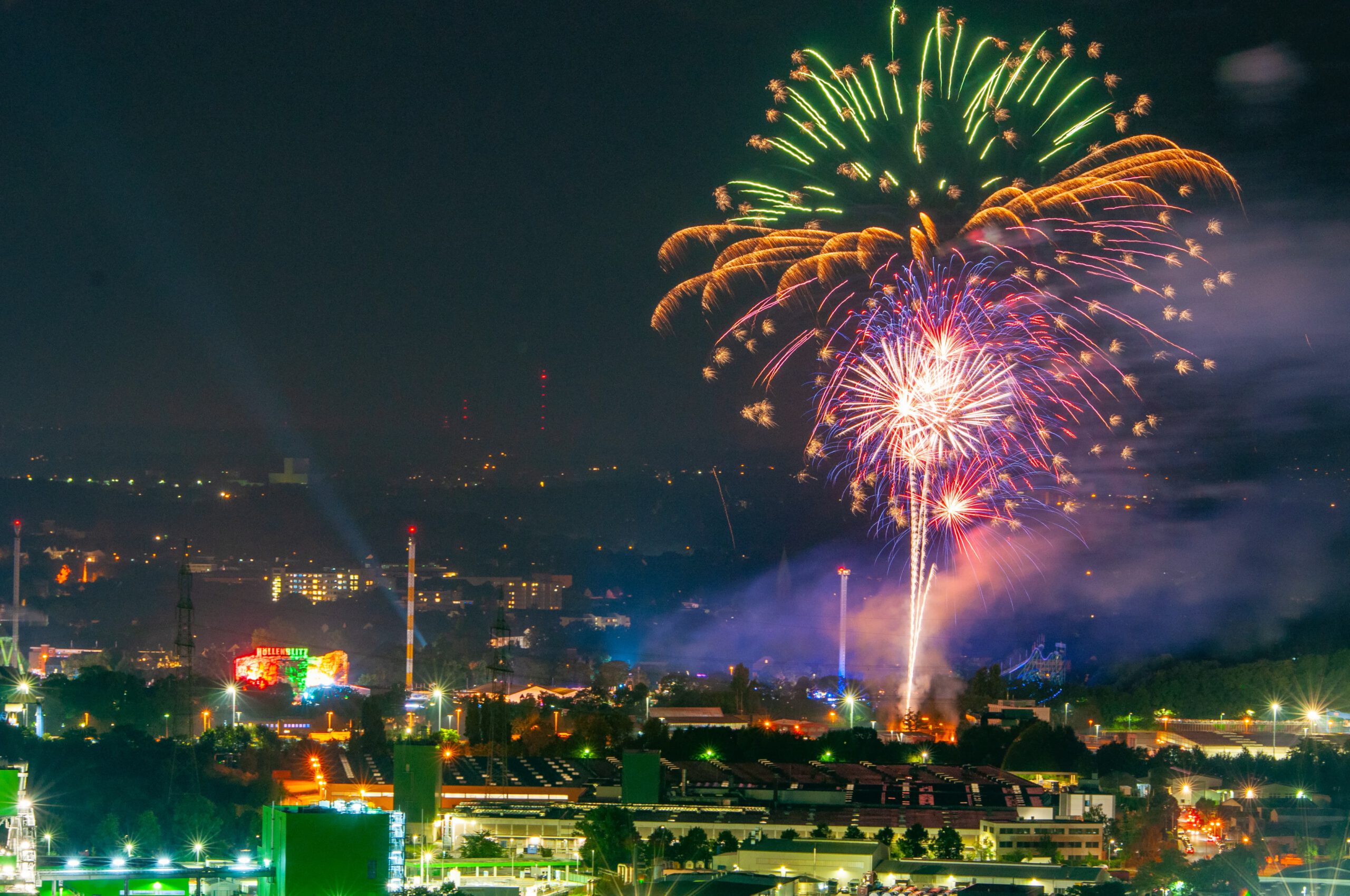 Silvester Feuerwerk zum Jahreswechsel